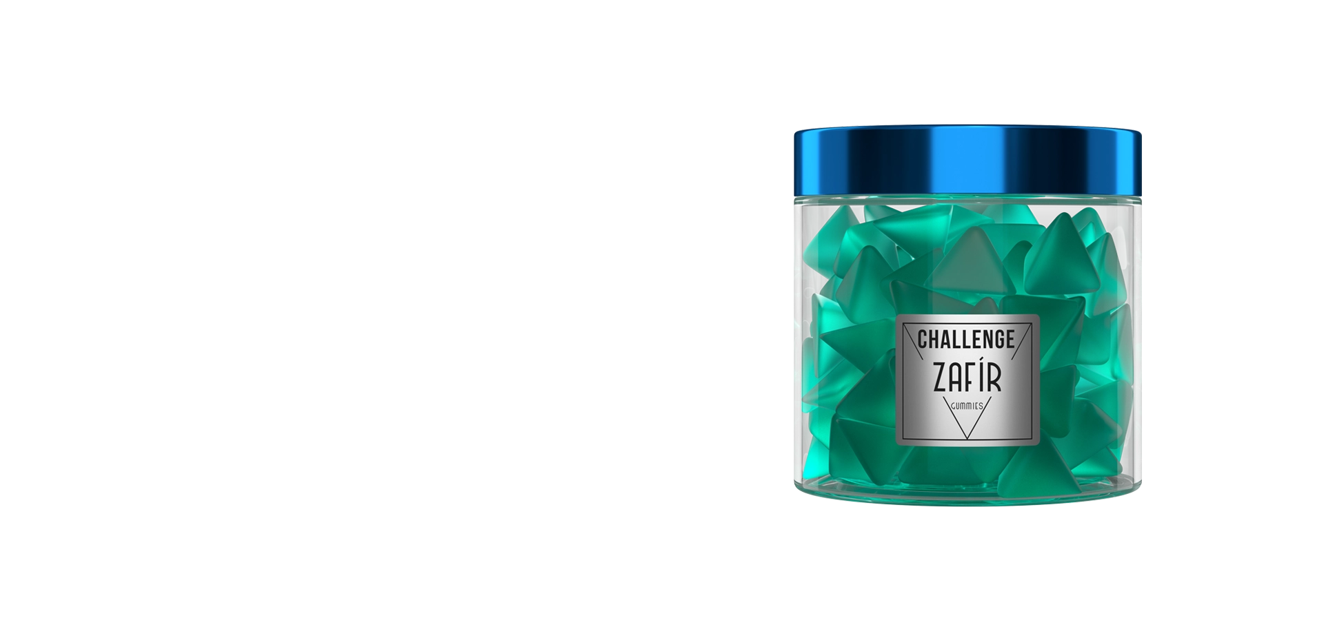 Challenge Zafír Gummies gumipiramis