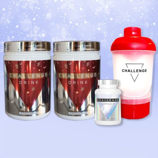 Challenge - Complete mézeskalácsos kezdőcsomag+ajándék piros shaker