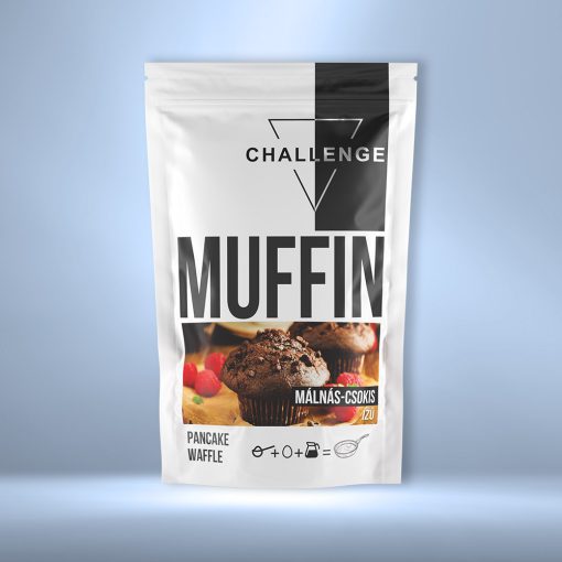 Challenge Muffin - Málnás-csokis