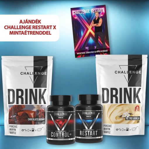 Challenge Restart+ csoki-vanília csomag ajándék Restart X étrenddel