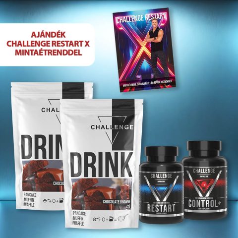   Dupla csoki Challenge Restart+ csomag ajándék Restart X mintaétrenddel
