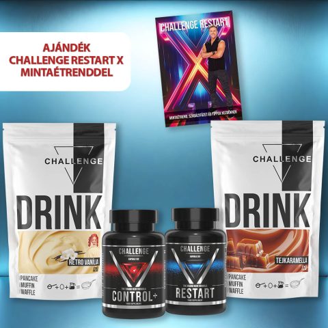   Challenge Restart+ vanília-karamella csomag ajándék Restart X étrenddel