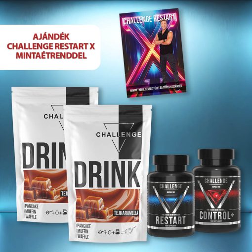 Dupla karamella Challenge Restart+ csomag ajándék Restart X mintaétrenddel