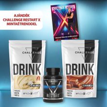 Challenge Restart vanília-karamella kezdőcsomag ajándék Restart X mintaétrenddel