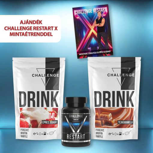 Challenge Restart eper-karamella kezdőcsomag ajándék Restart X mintaétrenddel