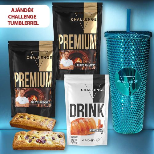 Kürtőskalácsos Chiskótagyár csomag - ajándék türkizkék Tumblerrel