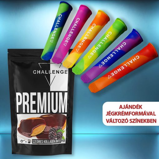 Challenge Premium - Szedres kollagén öntetpor + ajándék 1 db jégkrémforma