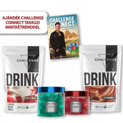   Challenge Pro eper-karamella csomag ajándék Connect tavaszi mintaétrenddel