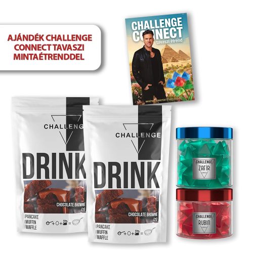 Dupla csoki Challenge Pro csomag ajándék Connect tavaszi mintaétrenddel