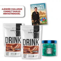   Dupla karamella Challenge Start kezdőcsomag ajándék Connect tavaszi mintaétrenddel