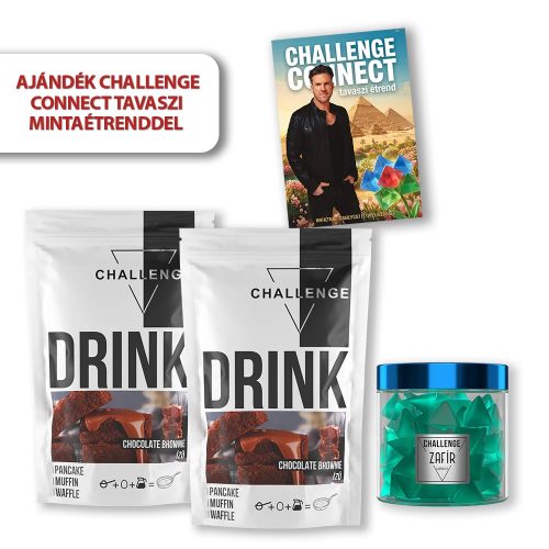 Dupla csoki Challenge Start kezdőcsomag ajándék Connect tavaszi mintaétrenddel