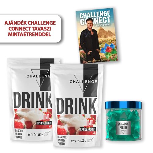 Dupla eper Challenge Start kezdőcsomag ajándék Connect tavaszi mintaétrenddel