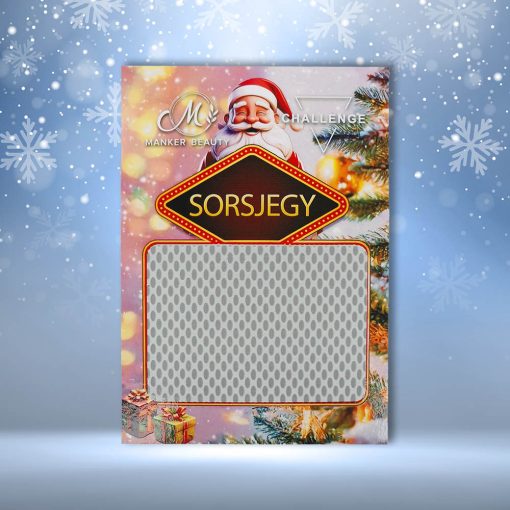 Karácsonyi kaparós sorsjegy